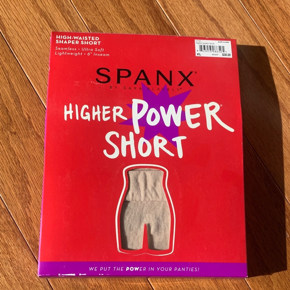 SPANX High-Waisted Shaper Short in Beige